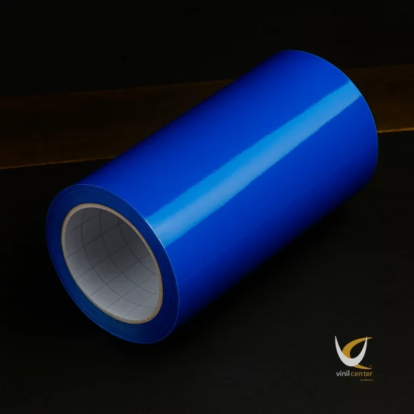 comprar vinilo azul brillo