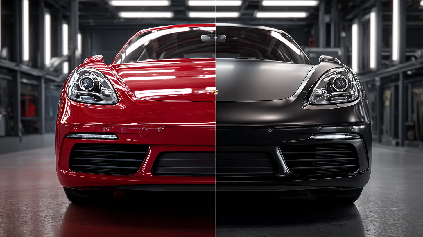 Diferencia vinilar un coche y pintarlo