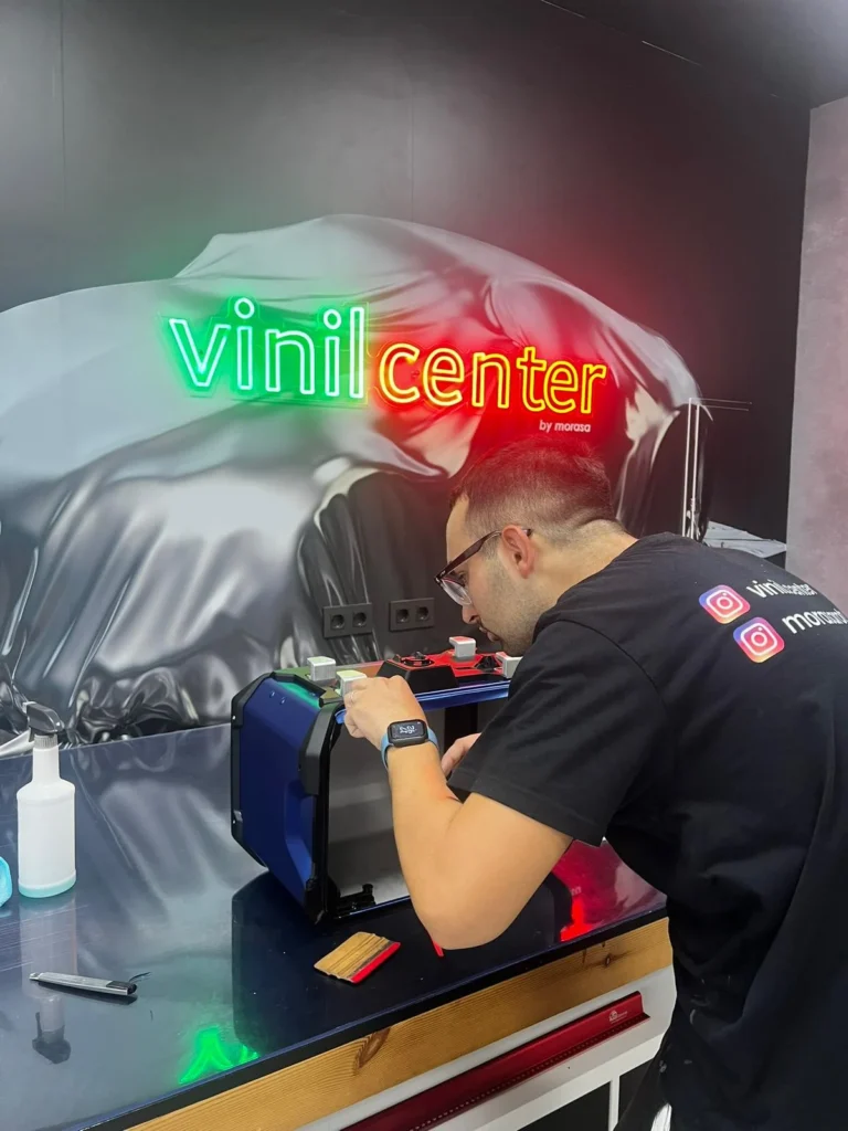 vinilando maleta de moto